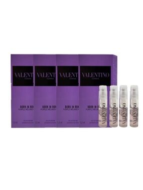 VALENTINO Donna Purple Melancholia Samples (4) - .04 fl oz ea. NEW ON CARD